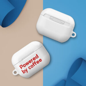 Case for AirPods®  "Powered by coffee"