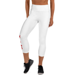 Yoga Capri Leggings  "Tap to Connect"