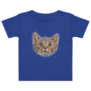 Baby jersey t-shirt   "WhiskerPeek"