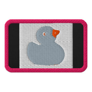 Embroidered patches   "BlushQuack"