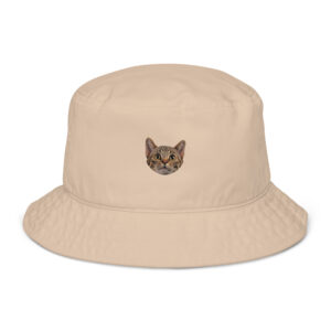 Organic bucket hat   "WhiskerPeek"