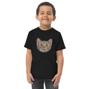 Toddler jersey t-shirt   "WhiskerPeek"