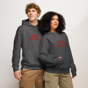 Unisex organic mid-weight hoodie  "Sorry not Sorry"