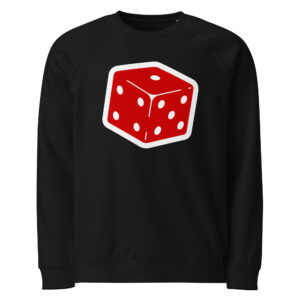 Unisex organic raglan sweatshirt
