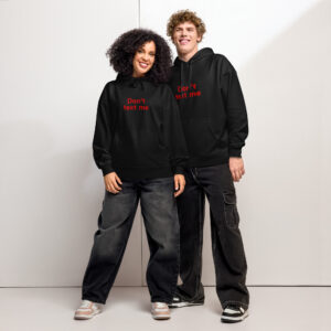 Unisex organic relaxed hoodie   "Don't text me"
