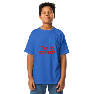 Youth classic tee  "Tap to connect"