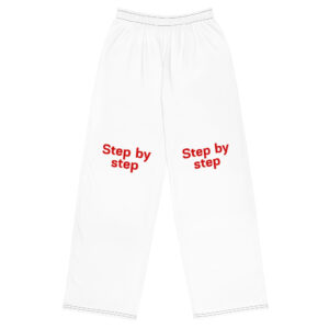 All-over print unisex wide-leg pants