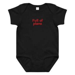 Baby jersey bodysuit