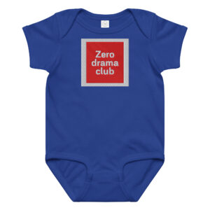 Baby jersey bodysuit