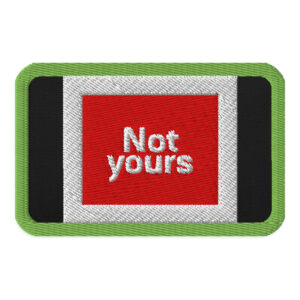 Embroidered patches