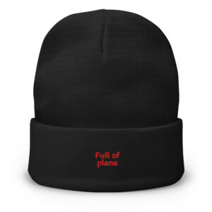 Embroidered Beanie