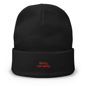 Embroidered Beanie