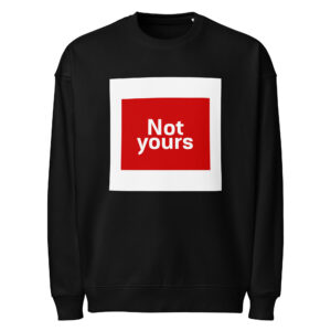 Unisex organic oversized sweatshirt